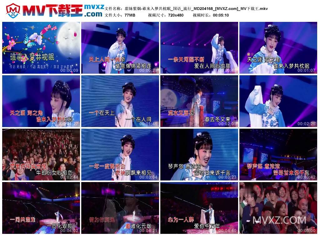 甜妹紫烟-谁来入梦共枕眠_国语_流行_MD204168